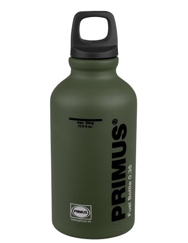 350 ml Primus Fuel Bottiglia per Carburante in Alluminio Ultraleggera Verde Militare